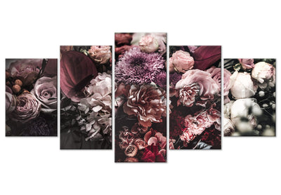 Kanva ar krāšņiem ziediem - Sapņu dārzs, (x 5), 150281 G-ART.