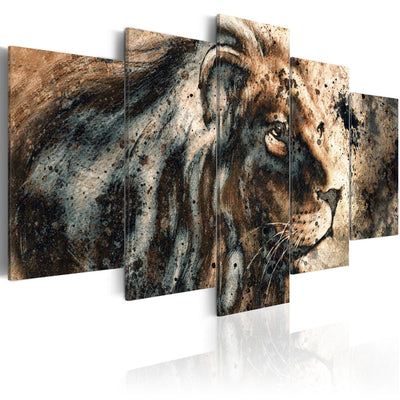 Kanva ar lauvu - Atmiņa par karali, 92263 (x5) G-ART.
