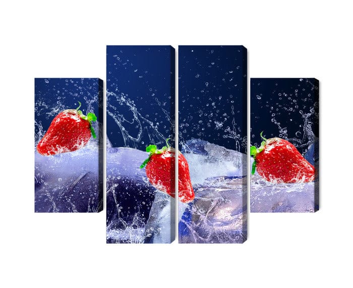 Kanva - Ar ledu pasniegtas zemenes, N-3765 X-ART