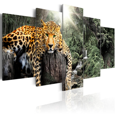 Kanva ar leopardu - Pēcpusdienas atpūta, 92276, (x5) G-ART.