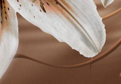 Kanva ar lilijam brūnos toņos -  Brūnā grācija, 93796 (x5) G-ART.