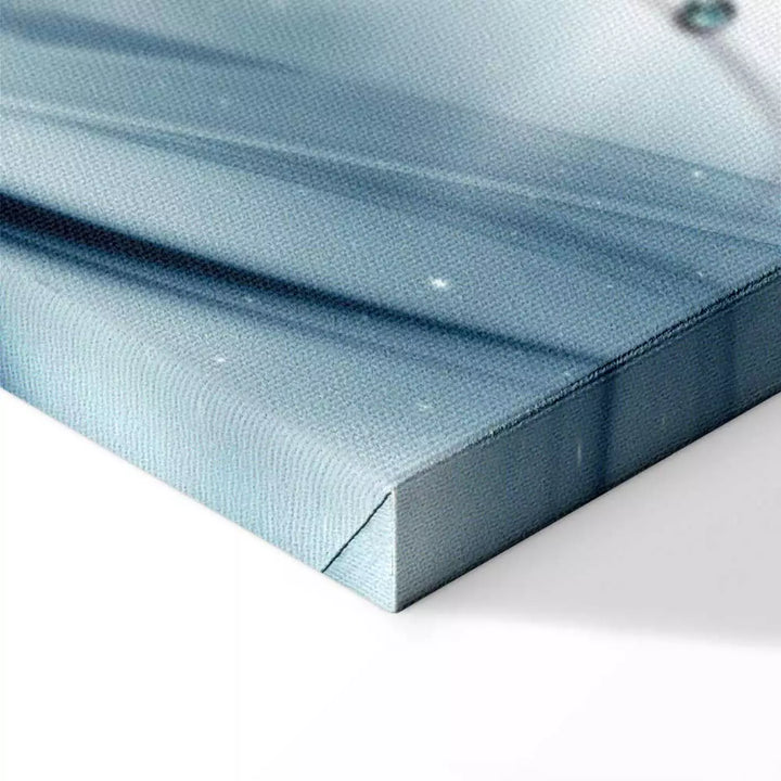 Kanva ar lilijām - Zilā lilija, (x5), zilos toņos ART XL