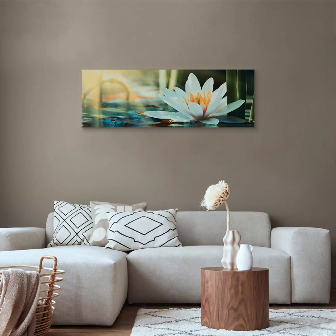 Glezna "Lotosa Ezers" (93082) – Zieds uz Ūdens Virsmas ART XL