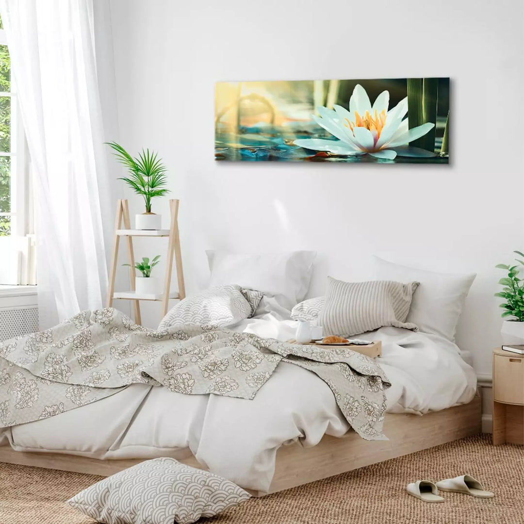 Glezna "Lotosa Ezers" (93082) – Zieds uz Ūdens Virsmas ART XL