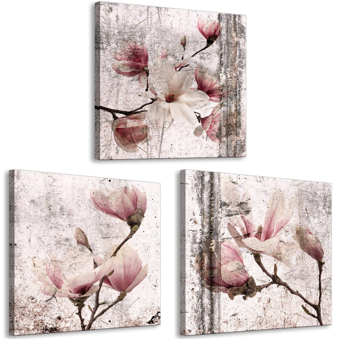 Glena ar magnoliju rozā toņos - Liriskās magnolijas (x 3), 122781 G-ART