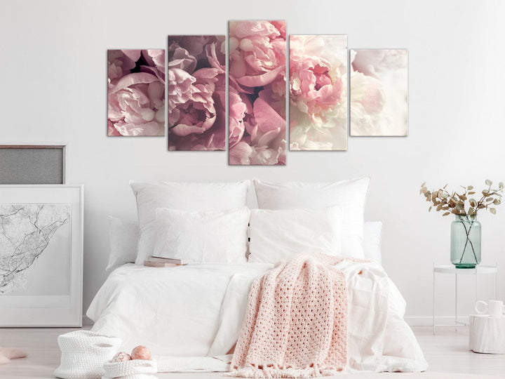 Glezna ar peonijām - Retro peonijas, (x 5), 150279 G-ART