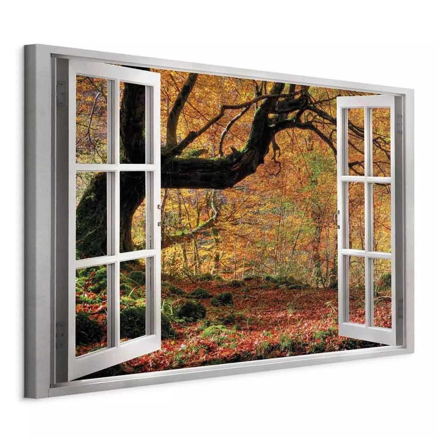 Kanva ar rudens ainavu - Silts novembris dzeltenos toņos, 125000 ART XL