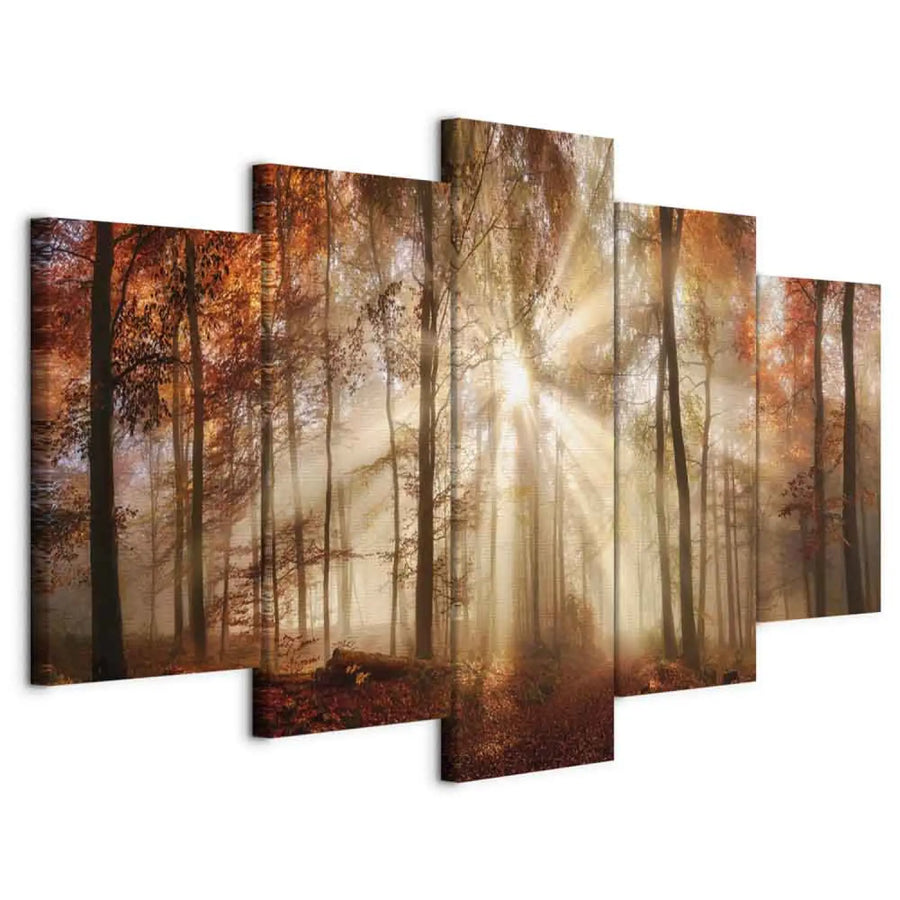 Glezna ar rudens mežu, viesitabai - Meža migla, 94227, (x5) ART XL