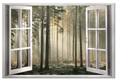 Kanva ar skatu uz mežu no loga - Kluss mežs (x 1), 125009 G-ART.