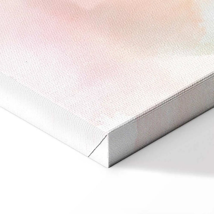 Kanva ar ziediem akvareļu stilā- Akvareļkrāsas zariņš uz balta fona ART XL