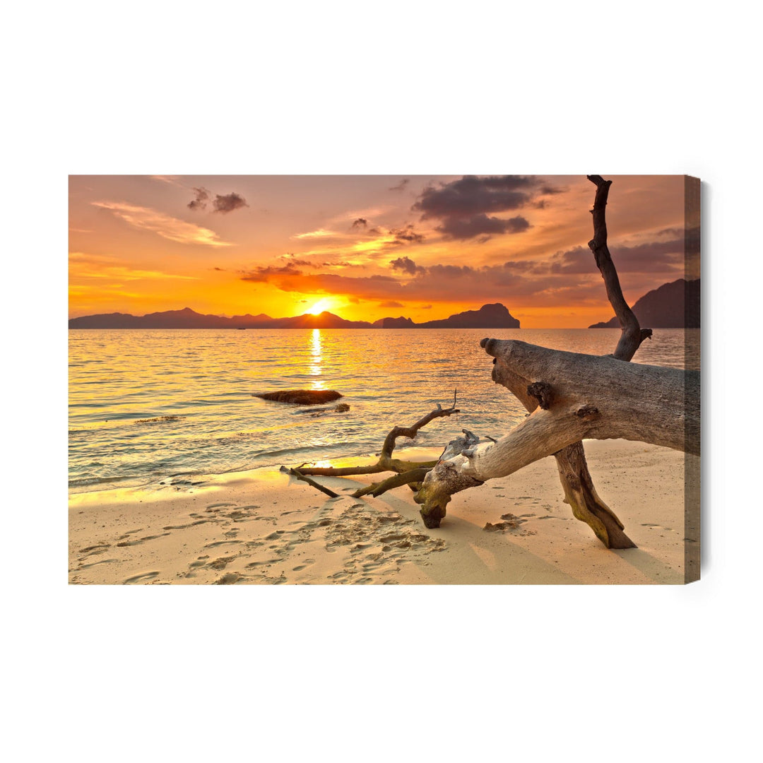 Kanva - Attēls Saulriets pludmalē, N-5 X-ART