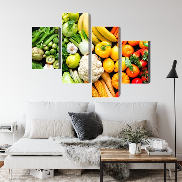 Kanva - Augļi un dārzeņi varavīksnes krāsās, N-2983 X-ART