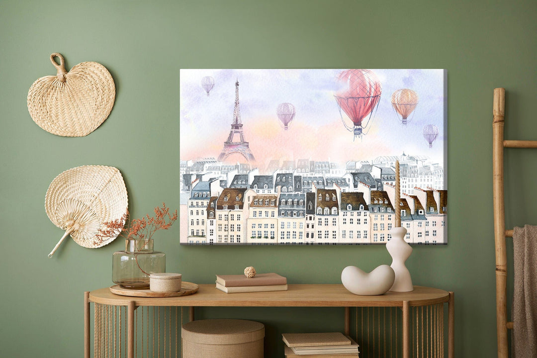 Kanva - Baloži, lidojot virs Parīzes, N-1087 X-ART