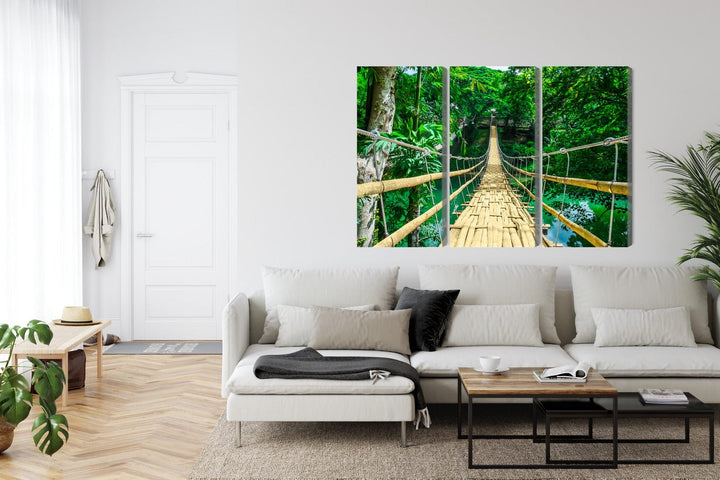 Kanva - Bambusa tilts lietus mežā, N-1929 X-ART