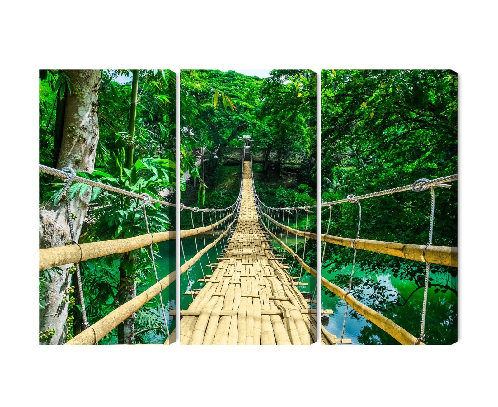 Kanva - Bambusa tilts lietus mežā, N-1929 X-ART