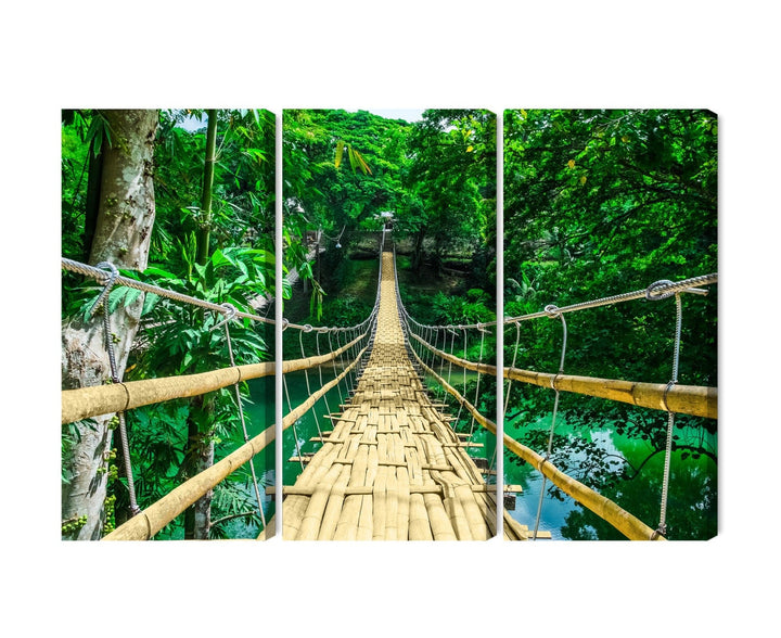 Kanva - Bambusa tilts lietus mežā, N-1929 X-ART