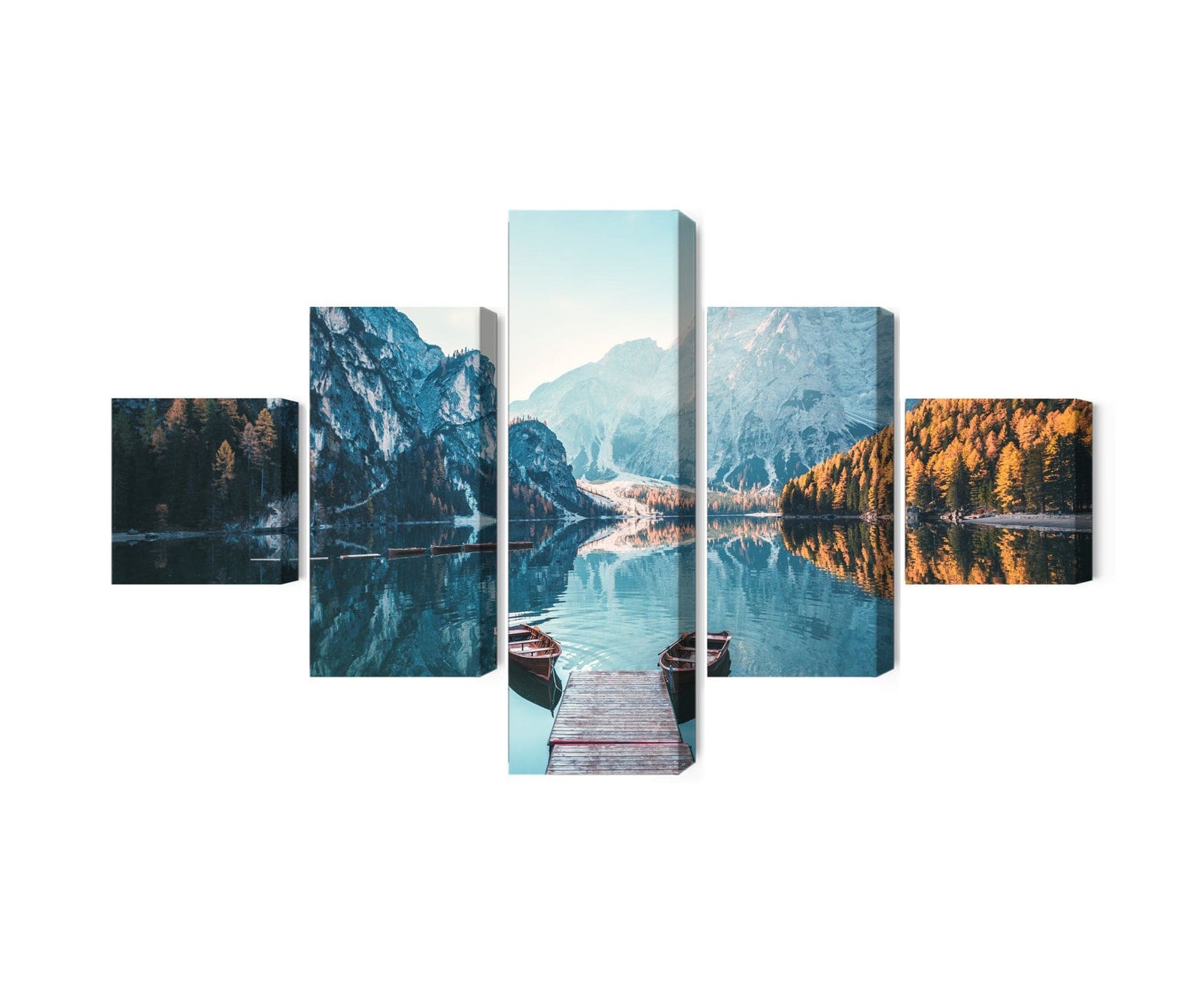 Kanva - Braies ezers Itālijas Dolomītos 3D, N-4404 X-ART