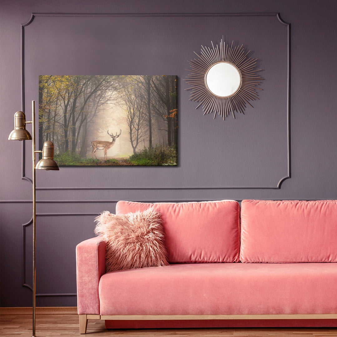 Kanva - Briedis meža vidū, N-976 X-ART