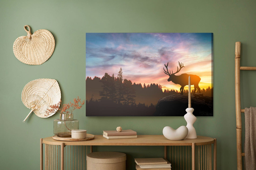 Kanva - Briedis saulrietā, N-752 X-ART