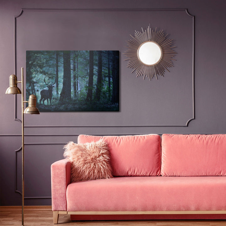 Kanva - Briedis tumšā mežā, N-741 X-ART