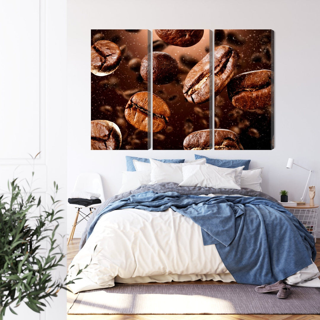 Kanva - Brūnas kafijas pupiņas, N-3110 X-ART