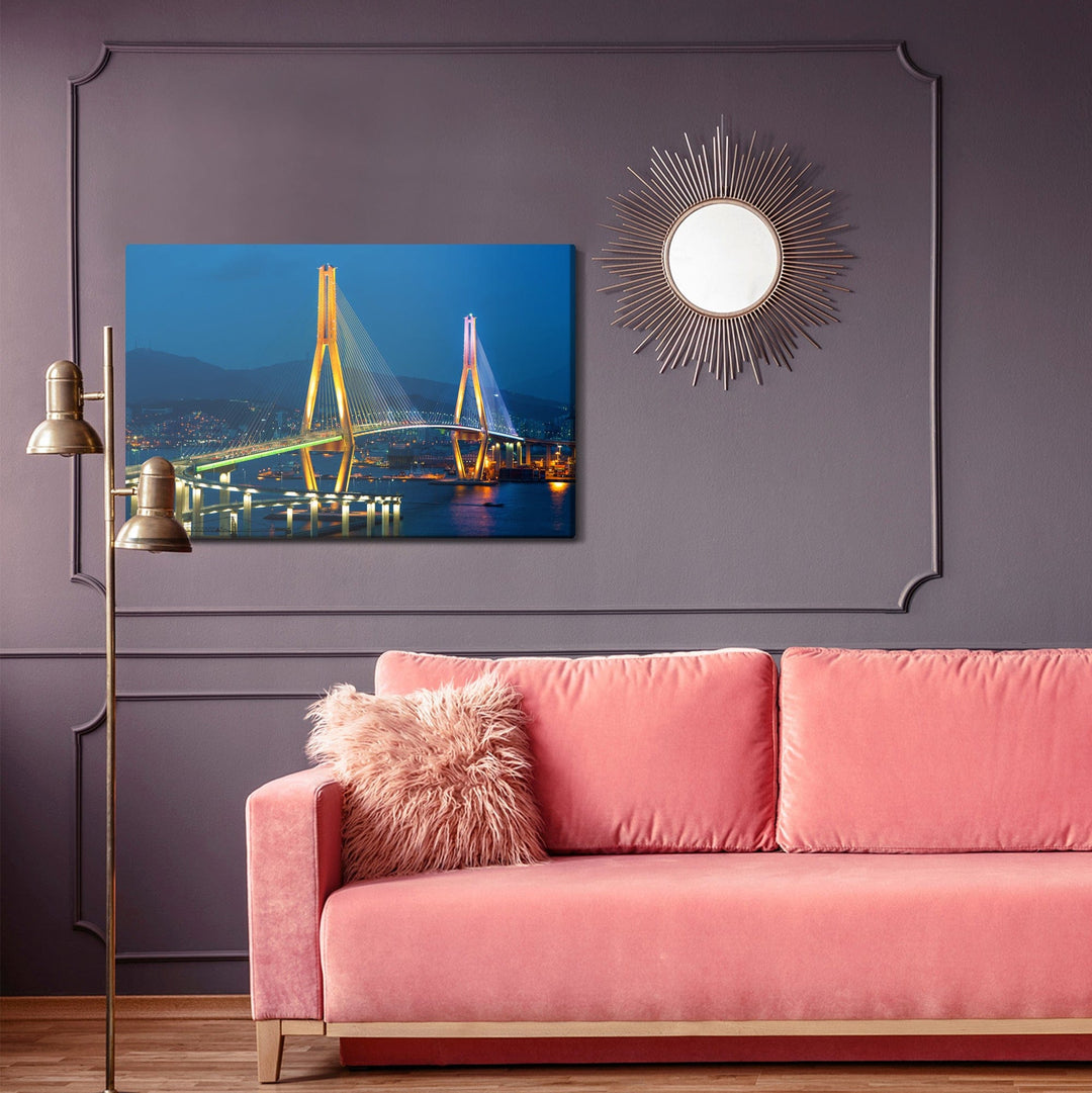 Kanva - Busanas ostas tilts, Dienvidkoreja X-ART