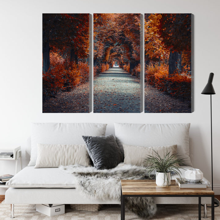 Kanva - Ceļš dziļi rudens mežā, N-1884 X-ART