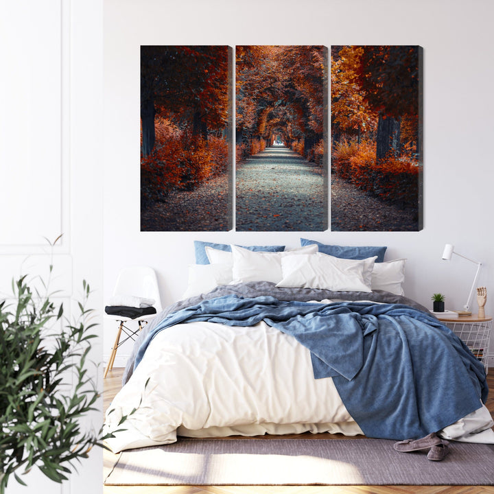 Kanva - Ceļš dziļi rudens mežā, N-1884 X-ART