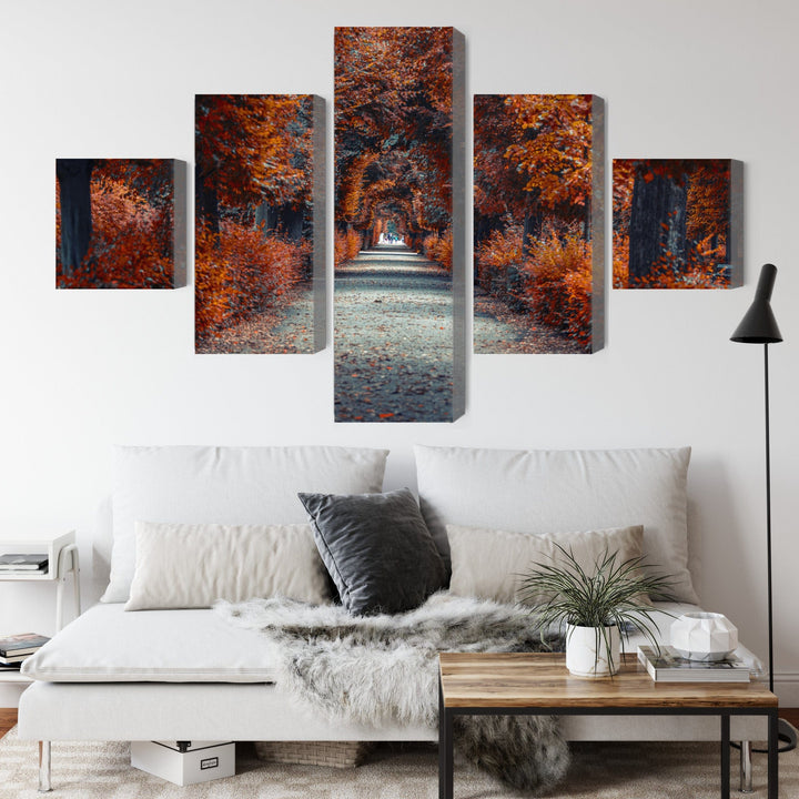 Kanva - Ceļš dziļi rudens mežā, N-1887 X-ART