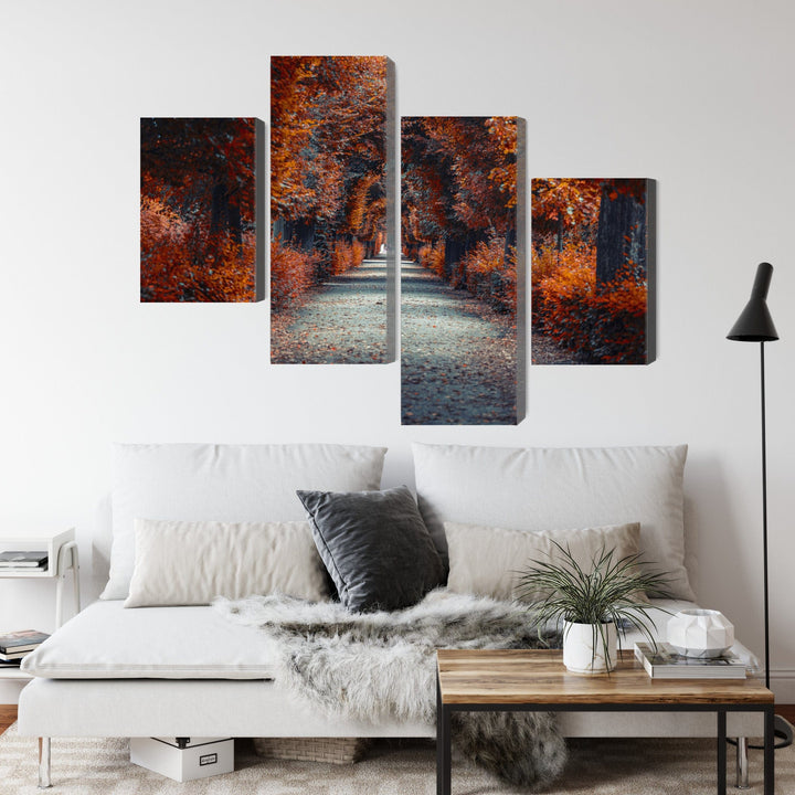 Kanva - Ceļš dziļi rudens mežā, N-1893 X-ART