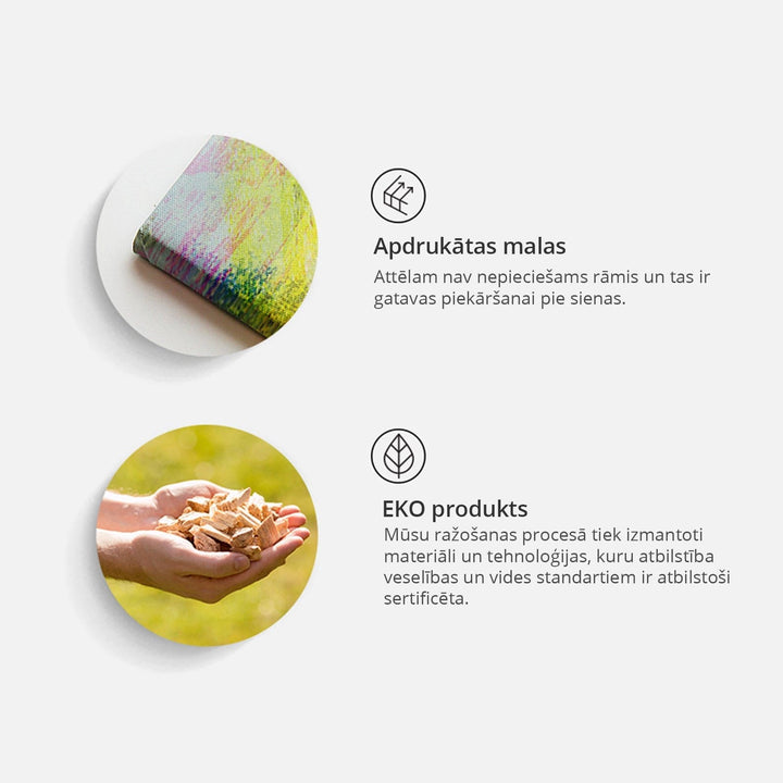 Glezna ar abstrakciju violetos toņos - Ciklamenu sapnis, 56215 G-ART.