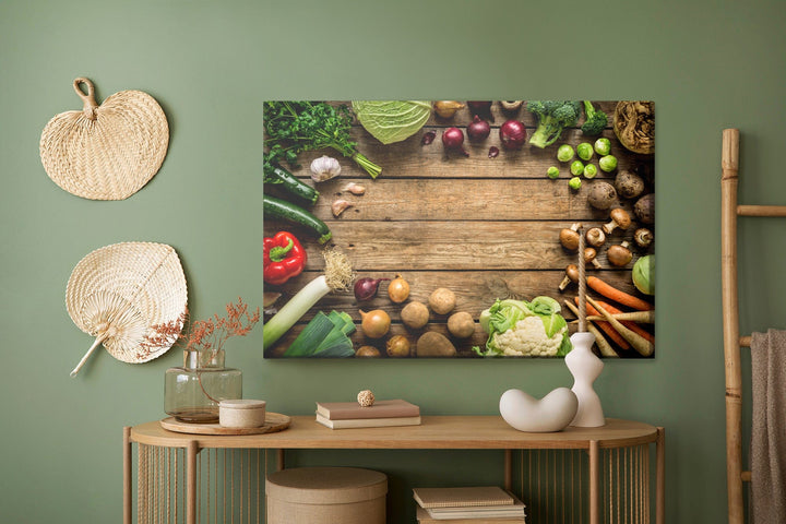 Kanva - Dārzeņi uz dēļiem, N-671 X-ART