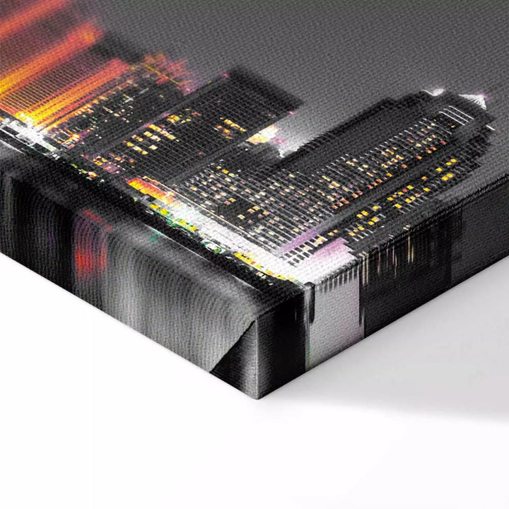 Kanva - Dubaja naktī, no 5 daļām, pelēkā krāsā ART XL