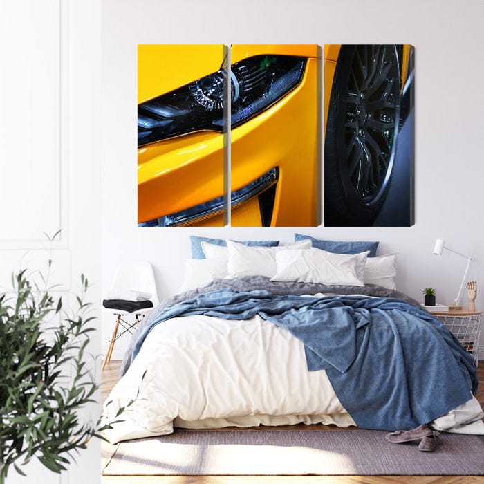 Kanva - Dzeltena sporta automašīna, N-3573 X-ART