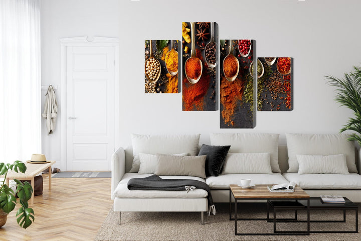 Kanva - Garšvielas uz melna fona, N-3058 X-ART