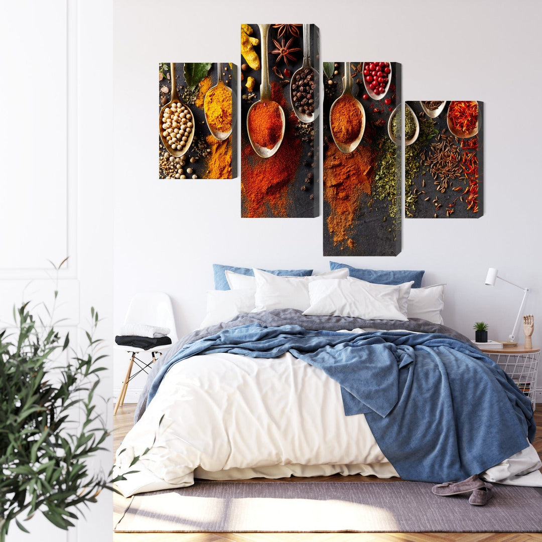 Kanva - Garšvielas uz melna fona, N-3058 X-ART