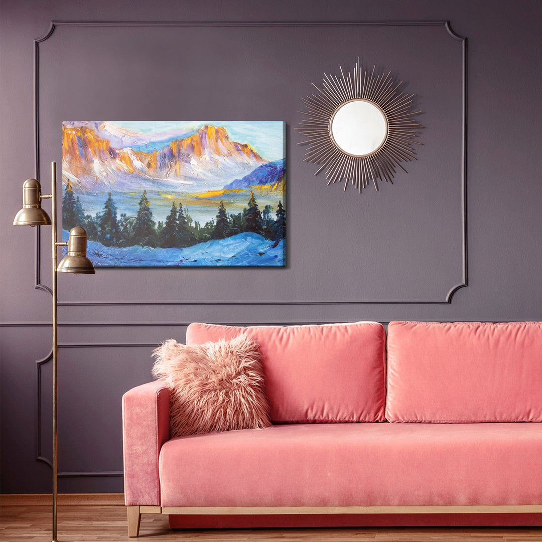 Kanva - Gleznota kalnu ainava, N-1038 X-ART