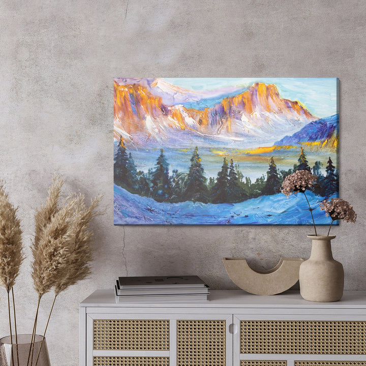 Kanva - Gleznota kalnu ainava, N-1038 X-ART