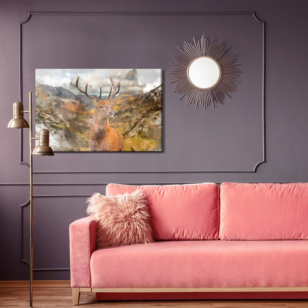 Kanva - Gleznots briedis, N-1023 X-ART