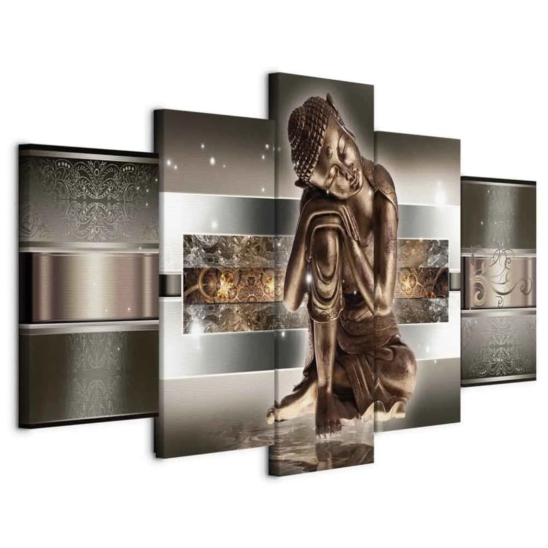 Glezna - Guļošais Buda brūnos toņos (x5), 55481 ART XL
