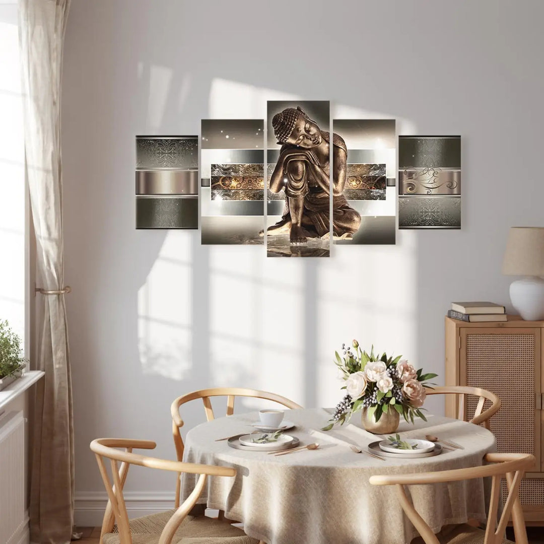 Glezna - Guļošais Buda brūnos toņos (x5), 55481 ART XL