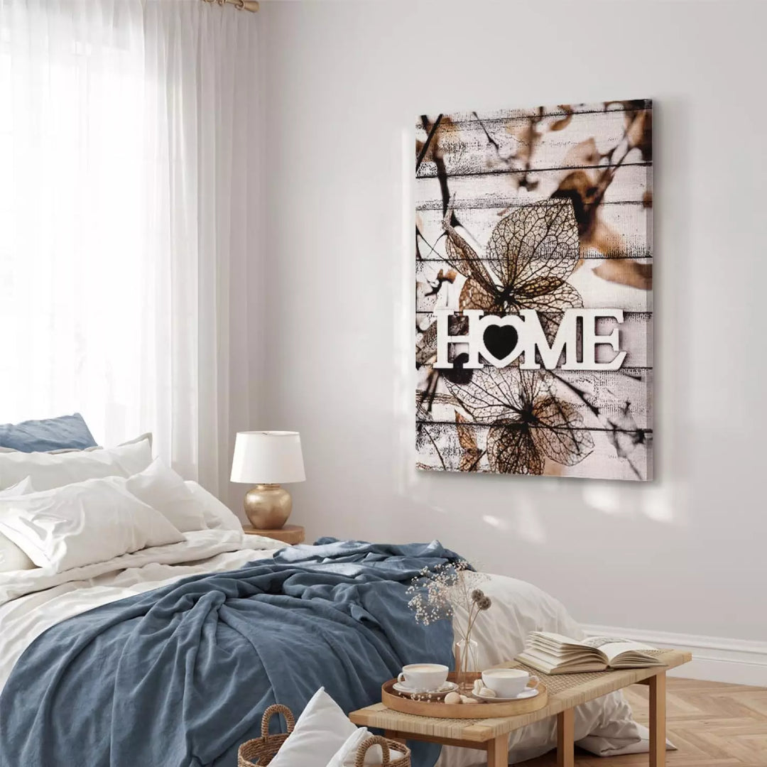 Glezna ar uzrakstu "Home", izmērs līdz pat 120x80 cm ART XL