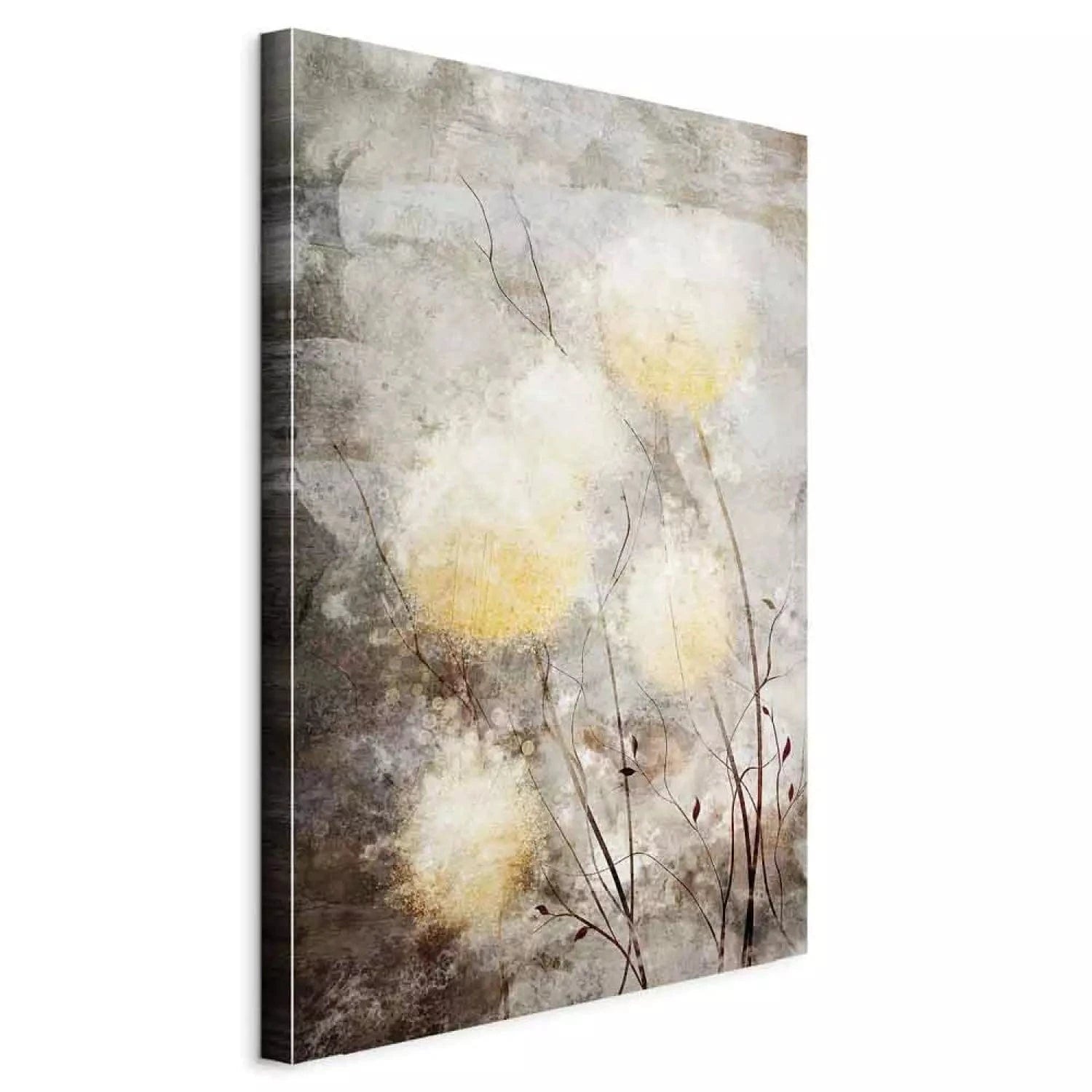 Glezna ar stilizētiem pļavu ziediem (1 daļa), vertikāla G-ART