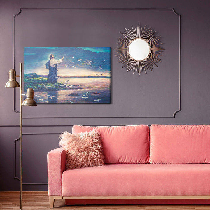 Kanva - Jēzus jūras krastā, N-2544 X-ART