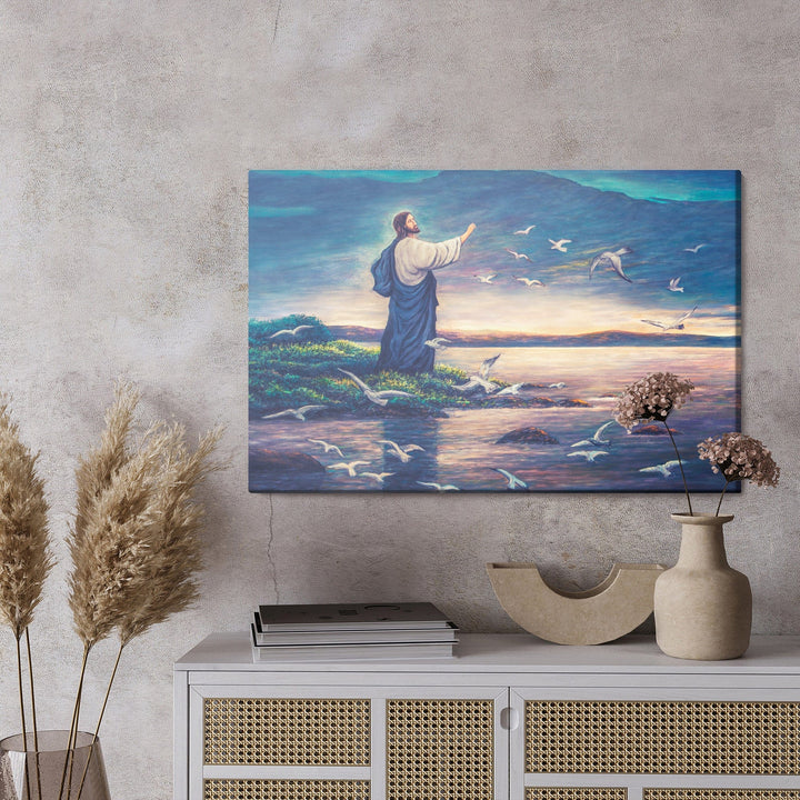 Kanva - Jēzus jūras krastā, N-2544 X-ART