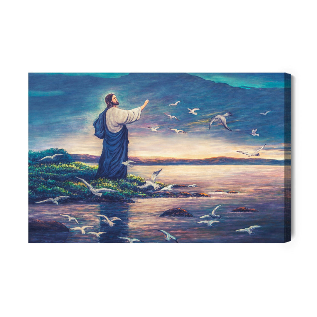 Kanva - Jēzus jūras krastā, N-2544 X-ART