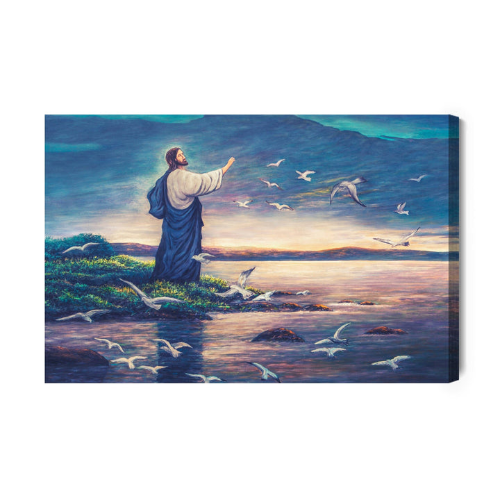 Kanva - Jēzus jūras krastā, N-2544 X-ART