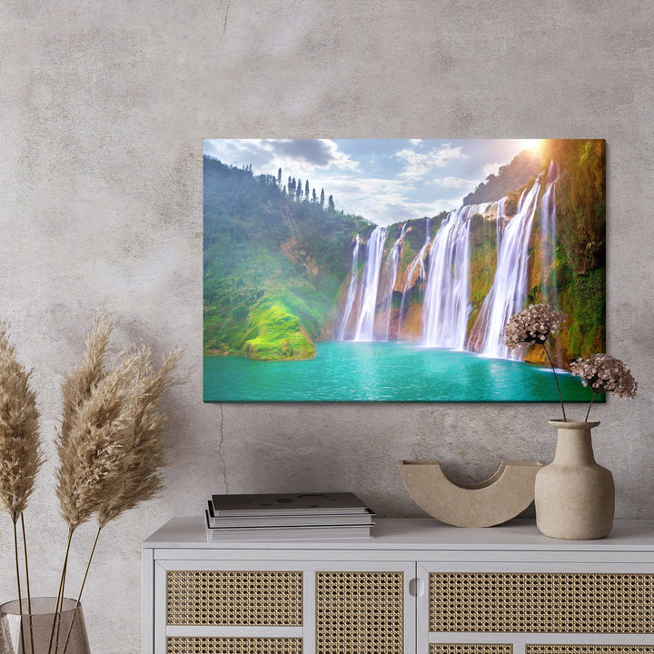 Kanva - Jiulong ūdenskritums Ķīnā, N-1554 X-ART