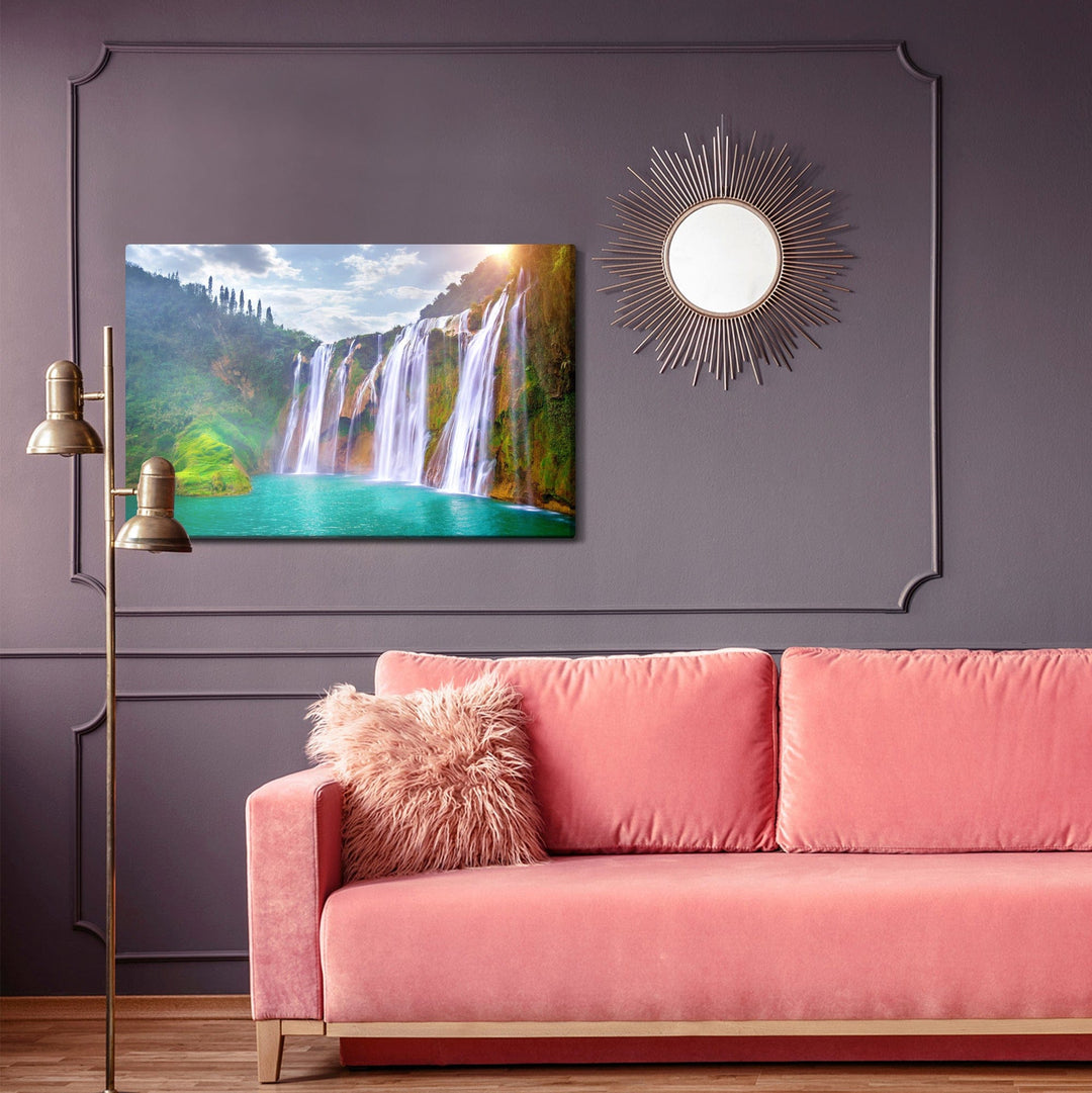 Kanva - Jiulong ūdenskritums Ķīnā, N-1554 X-ART