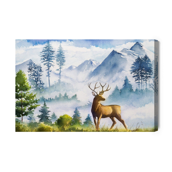 Kanva - Kalnu ainava ar briežiem, N-1041 X-ART